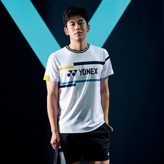 YONEX 男士羽毛球短袖T恤 213TS021M