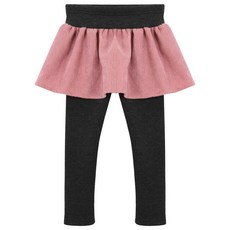 ROROCHAT 女童刷毛長褲裙