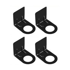 Homevanesse 不繡鋼洗髮精掛架, 黑色的, 4個