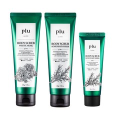 plu 身體磨砂膏 白麝香 200g+迷迭香 200g+迷迭香 50g, 1組