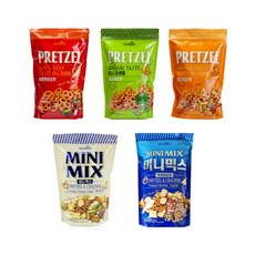 SAMJIN 餅乾 Minimix Cheddar奶酪口味 800g+花生醬味800g+辣味 800g+芥末風味 800g+CHEDDAR奶酪口味 800g組, 1組