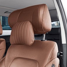 BORN TO ROAD Objet 車用頭枕頸枕 36 x 33 x 22 mm, 摩卡慕斯, 1個