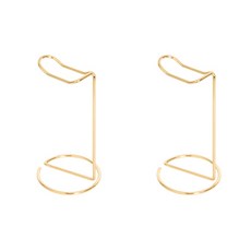 Jenowin 室內裝飾金屬耳機架 2入, 單一商品, 金色, 2個