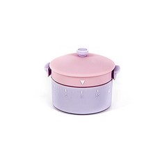 鍋具造型計時器, 粉色+紫色, 1個