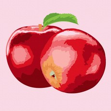 Play about 名畫繪畫 DIY 套組 蜜蘋果 數字油畫 20 x 20 cm, 混合色, 1個