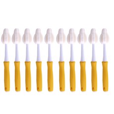 奶嘴清洗刷 21cm, 黃色, 10入