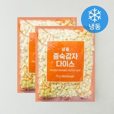 아침과저녁 감자 다이스 (냉동), 2개, 1kg