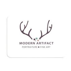 MarketA 珪藻土防滑地墊 45 x 35 cm, TYPE H 鹿角 3, 1個