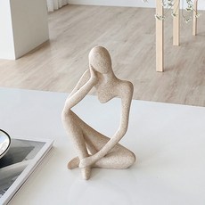 JINSIM DESIGN 人形石頭擺飾 A款, 單色