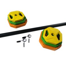 동화스포츠 바디펌프 20kg 세트, 1세트, 혼합색상