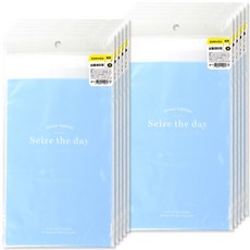 POPO FANCY 簡約字母PE包裝袋 特大 3入, 混合顏色, 10個