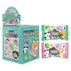 Pinkfoot 6款隨機動物造型橡皮擦 60入, 熊貓款+貓咪款+無尾熊款+青蛙款+小狗款+隱藏款, 1盒