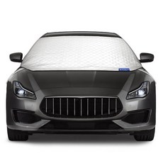 MICHELIN 米其林 汽車前擋風玻璃防霜遮陽罩 1號, 1個, 灰色