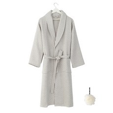 高級浴袍 XXL + 淋浴球套組 YP52, 5型（浴袍），白色（淋浴球）, 1套