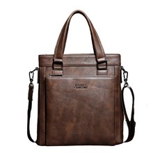 男款肩背包商務包 LMH411, 棕色的