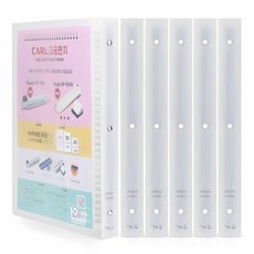 Mania PP 30孔活頁夾 A4, 透明, 6個