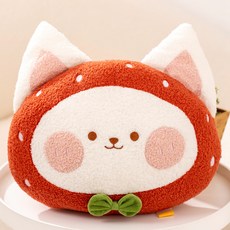 Futuro Lab 水果面具動物玩偶抱枕, 貓咪