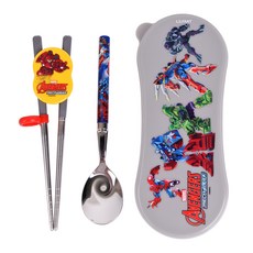 LILFANT 漫威組 MV7221, 混色, 餐具盒+湯匙+學習筷, 1組