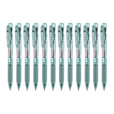 monAmi Flip3 多功能筆 0.5mm, 鼠尾草綠, 12個