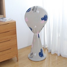 신축성이 좋은 일러스트 선풍기 커버, 하트