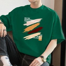 JTL 男款繽紛彩繪圓領短袖T恤