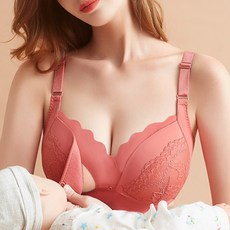 Market A 蕾絲波紋哺乳內衣