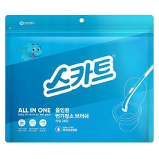Scott All in One 馬桶清潔刷補充包 水漾沐浴香 24入, 1包