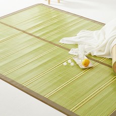 La Pomme 可折疊超寬竹蓆 5mm, 綠色