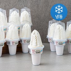 롯데제로 밀크 소프트콘 (냉동), 195ml, 1개입, 15개