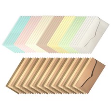 可愛粉彩零用錢信封 35入 + 白色調 & 牛皮紙色調零用錢信封隨機 30入, 混合顏色(粉彩零用錢信封), 隨機出貨(白色調 & 牛皮紙色調零用錢信封), 1個