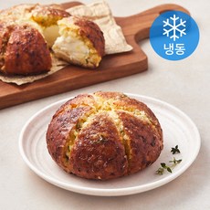 프레시오늘 우리밀 22% 리얼버터 직접 갈아만든 육쪽양파마늘빵 (냉동), 155g, 1개, 1개입