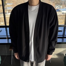 Meosidda 男士基本款現代V領開襟衫