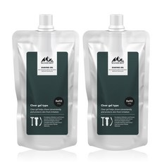 Manhurst 刮鬍凝膠 補充包, 250g, 2個