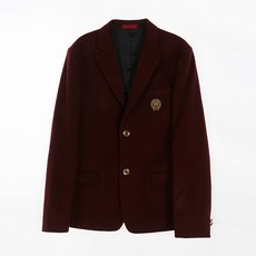校服商城 男童用雙鈕扣校服外套 酒紅色