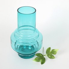 海洋藍擺飾玻璃花瓶, 藍色