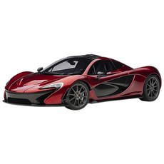 AUTOart 複製品邁凱輪 P1 汽車壓鑄模型 AA760620RE, 紅色的