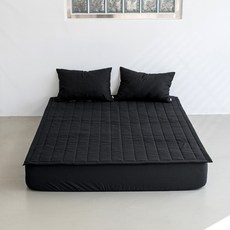 Mix&Match Roy 固定鬆緊帶保潔墊, 深黑色