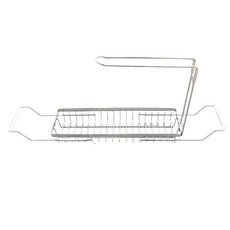 At Home 304不鏽鋼長度調節水槽收納支架, 銀, 1個