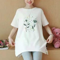 언헤브 러블리 플라워 임부 티셔츠