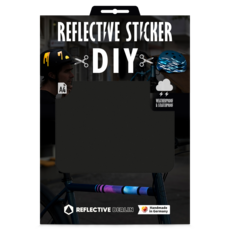 Reflective Berlin DIY A4反光貼紙, 1個, 黑色