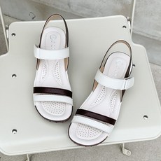 J SHOE 牛皮Noble厚底繫帶涼鞋, 米色, 245