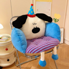 더플로우커머스 파티퍼피 포근 멀티 일체형 등받이 쿠션 및 방석, 씨솔트 퍼피