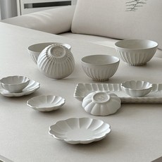 NICOTT La Fleur 兩人新婚餐具居家組 11件組, 1套, 單一顏色, 餐具 11件組