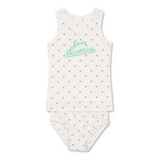 UNITED COLORS OF BENETTON. KIDS 女童圓點內搭上下套裝 QCETQ3311