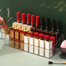 디오셀 아크릴 립스틱 정리함 24구, 투명, 1개