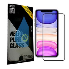 네고네고 퓨어 강화유리 휴대폰 액정보호필름 4D 풀커버 0.21mm, 1개
