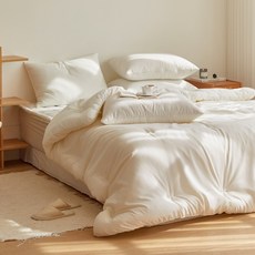 maatila 蓬鬆保暖 Stay Soft 半超細纖維單人加大棉被+枕頭套組