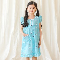 JJiniya 女童企鵝短袖連身睡裙