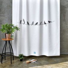 OneSevenNine 布料浴簾, 鳥兒休憩, 1個