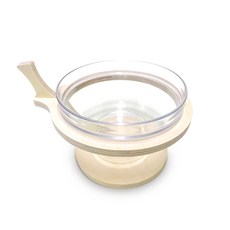 Healing Time 木質飼料碗架+玻璃飼料碗 NH-3222 M號, 單色, 1個